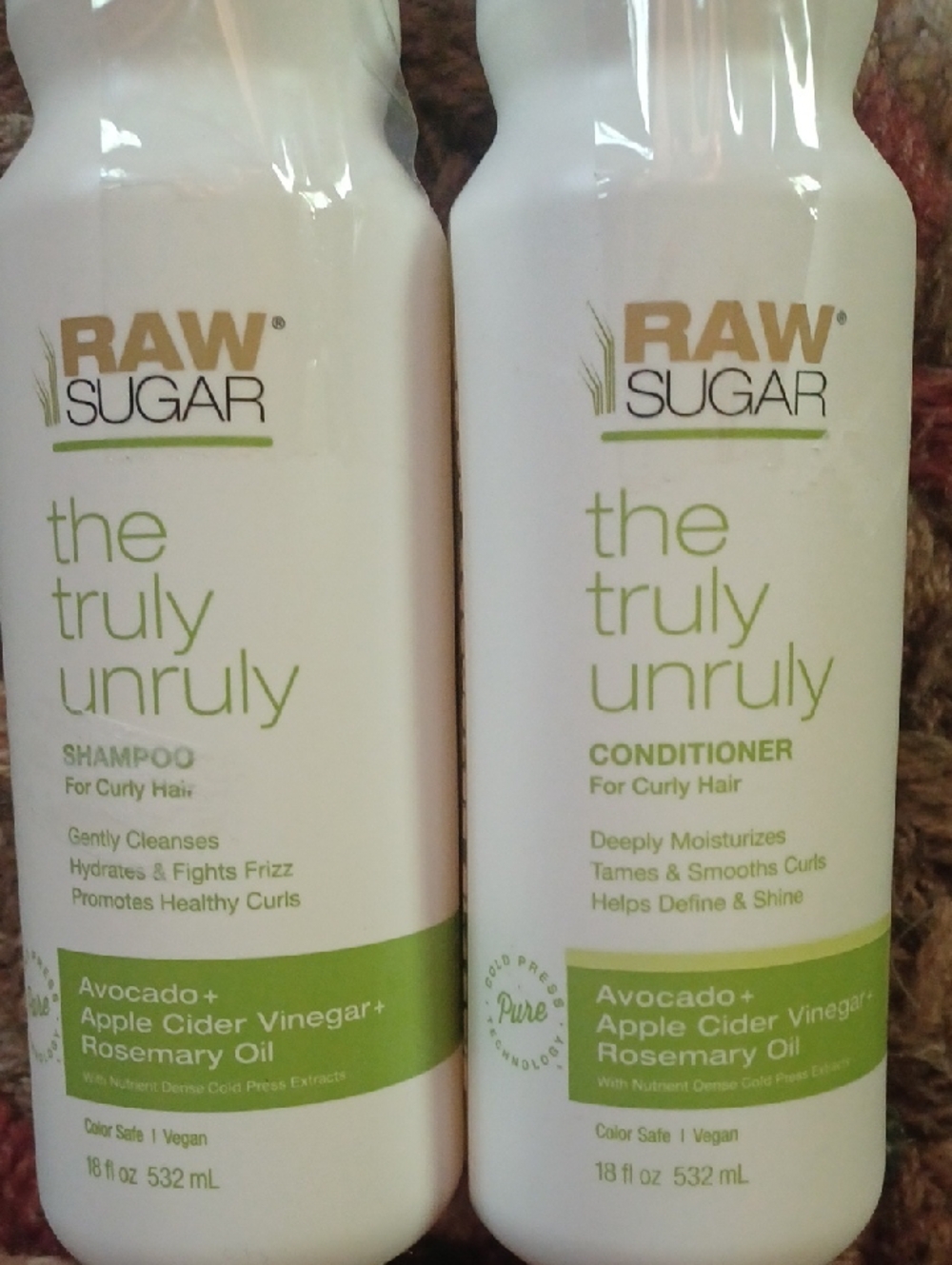 RAW Sugar The Truly Unruly Shampoo & Conditioner Set